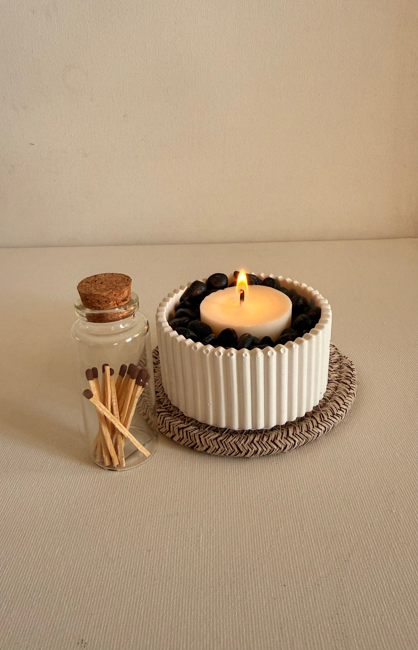 Stone Glow Candle