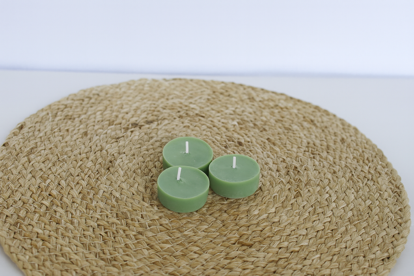 Tealight Candles Set of 3. Minimalist Decorative Candles for Home & Events