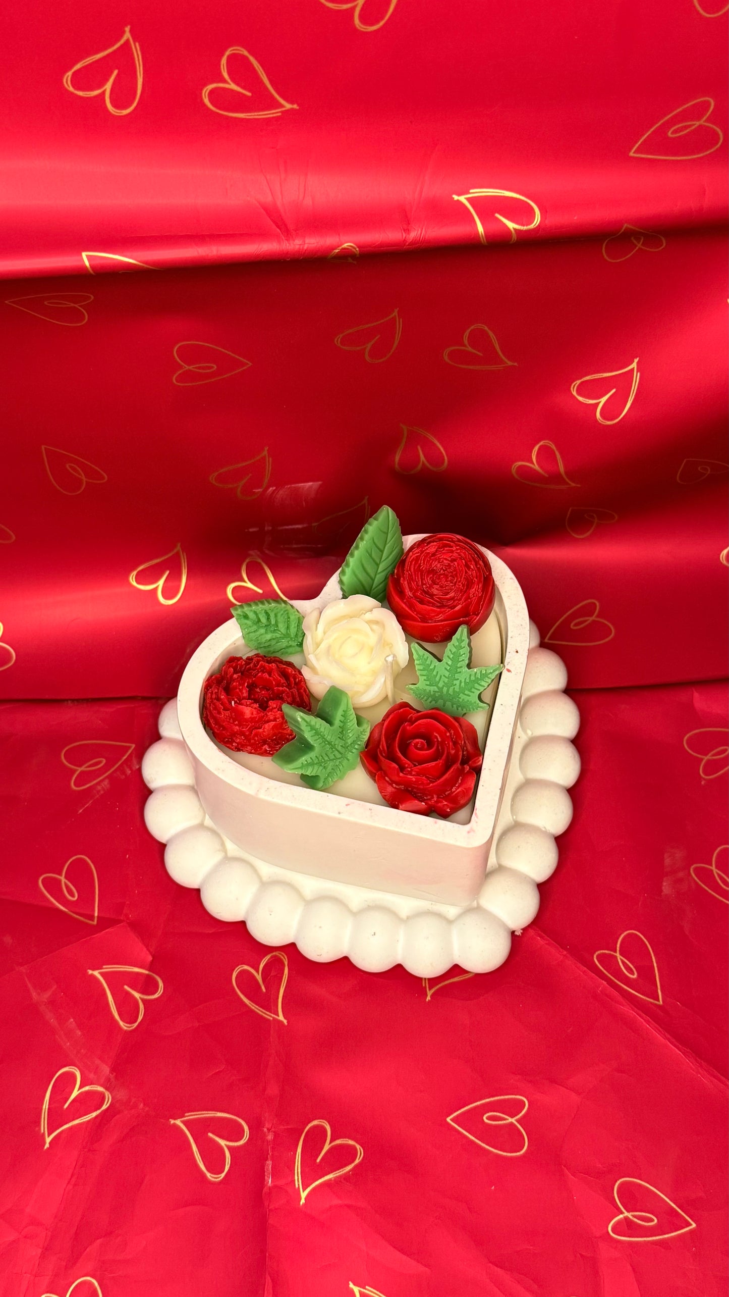 Heart in Bloom Candle