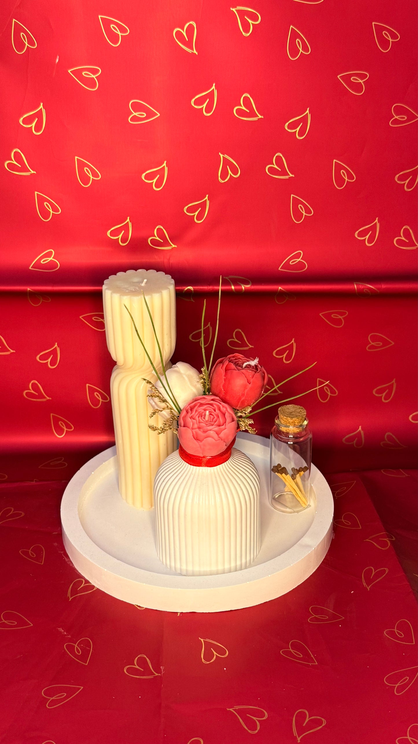 Velvet Bloom Candle Set