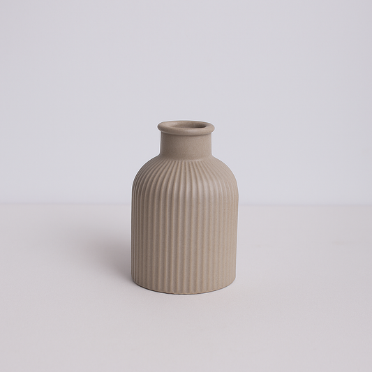 Rustic Ribbed Vase