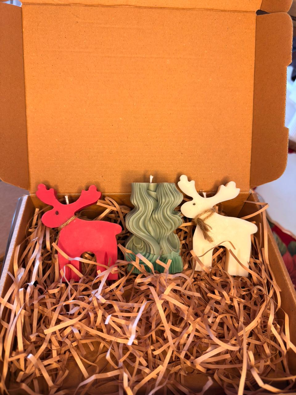 Forest Friends Candle Trio